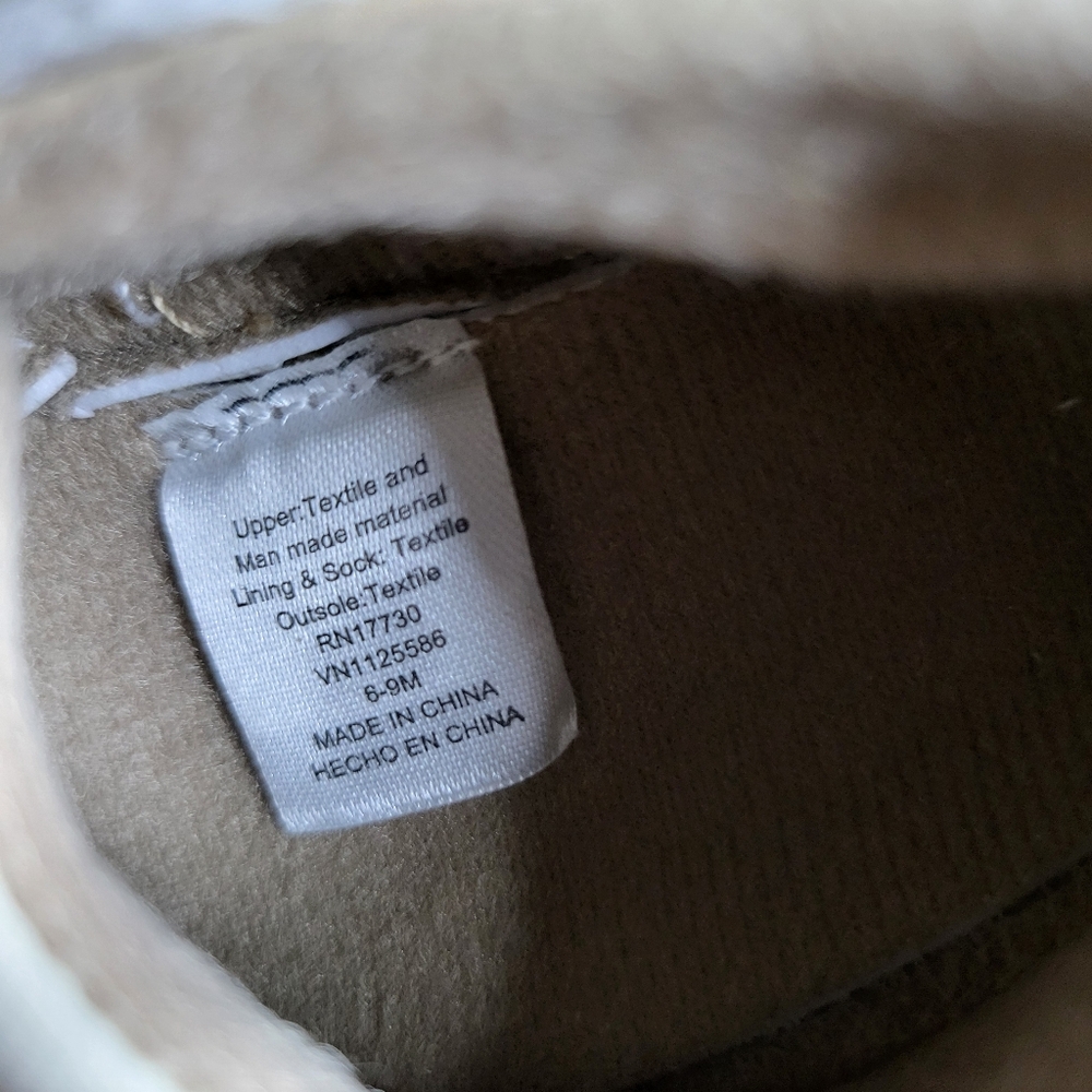 Baby Boys' Crib Shoes - Cat & Jack Beige - Picture 5 of 5